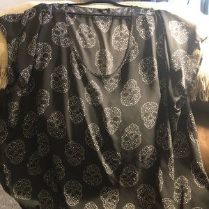 Torrid Skull Sheer Top